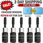 5-pack Glass Nano Repair Fluid Car Windshield Resin Crack Tool Kit Crack Tools