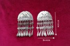 Retro Hair Accessories Fringe Pure Handmade Miao Silver Birds Hairgrip 1piece