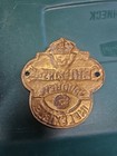 Antique Original E hipkins   Co   Dudley Brass Safe Plaque