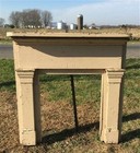 Antique Wood Fireplace  47x78  Surround Architectural Salvage Rustic Mantel  A30