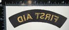 Wwii British Civil Defense First Aid Shoulder Patch Title Sign Flash Formation