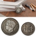 1896 Puerto Rican Coin 10 Centavos 2pcs