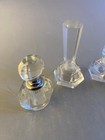 4 Crystal Glass Perfume Decanters