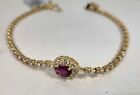 Ruby Tennis Braclet 14k White Gold Fine Quality Made In The Usa 20yr On Ebay