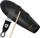 Super  Fish Shaped Latin Percussion Instrument - 3 9x13 Inch  Black  Includes   