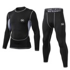Mens Winter Ultra-soft Fleece Lined Thermal Top   Bottom Long John Underwear Set