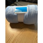 New Room Essentials Plush Fleece Throw Blanket Baby Blue Size 50   x60   