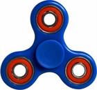 New Fidgetly 5005 Fidget Spinner Toy Stress Reducer Blue red Focus Adhd Anxiety