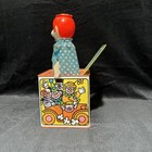 Vintage Mattel Metal Jack In The Music Box Toy Clown Tested And Working 