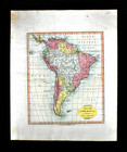 1812 Darton Union Atlas Map South America Brazil Amazon Argentina Chile Peru