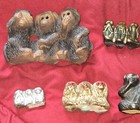Zoo Escape  Twenty Sets Vintage No Evil Monkeys  Various Composition   Poses  Ve
