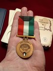 Liberation Of Kuwait Medal In Box Iraq Gulf War Desert Storm    Small Bible