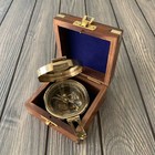 Brass Brunton Pocket Compass Nautical Gift