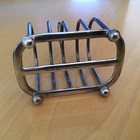 Vintage English Silver Plated 4 Slice Toast Rack Mayfair Catering Co Ltd