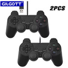 2x Black Wireless Bluetooth Video Game Controller Pad For Sony Ps3 Playstation 3