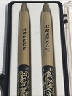 Vintage Chanel No 5 Arpege 14k Gold Filigree Perfumed Ballpoint Pen Set In Box