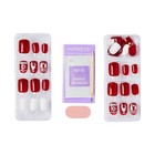 Kiss 30 Impress On Nails Christmas Holiday  feelin Festive  Short Squoval Rednew