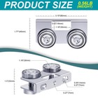 4 Wheel P2750-eg Trolley Assembly Light Duty Electric Hoist Trolley Roller Fo   