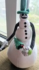 Disney Nightmare Before Christmas Jack Skellington Snowman 15  Animated Plush   