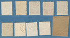 1921-33 Latvia Selection Of 10 Stamps Used 3801