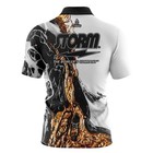  custom Name  - Storm Black And Gold Liquid Marble Bowling Jersey Size S-5xl New