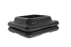 The Step Original Aerobic Step Risers  Black  Health Club Size  Increase Workout