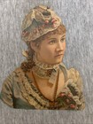 Antique Chromolithograph Diecut Victorian Ladies Bust Paper Scrap Lot
