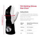 Premium Goatskin Tig Welding Gloves top Grain Leather high Dexterity true-m-l-xl