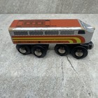 Maxim Brand Wooden Train Engine - Silver  27 - Thomas brio Compatible - Scuffs