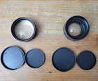 Vintage Telephoto   Wide Angle Lens Set For Nikon L35af Pikaichi Japan Case