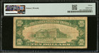 1929wellington  Ks  10 Type 1 First National Bank Note Ch    3091 Pmg Cf15