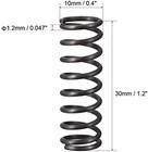 Compression Spring - 1 2mm Wire Dia  10mm Od  30mm Free Length Spring Steel Exte