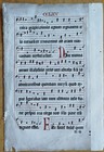 Post Incunable Leaf Music Graduale Romanum  f  - 1500
