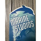 Vintage 1950s Marineland Florida Visit Marine Studios Brochure Map Dolphin