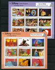 Grenada 1987 Disney  fairy Tales  6 Sheets Of 9 Stamps Mnh 