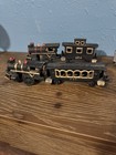 Vintage Cast Iron Train Lot Locomotive Caboose Passenger Cars Auburn Engine