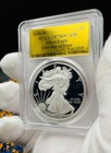 Proof 2018  1 American Silver Eagle Fdoi Pcgs Pr70dcam Gold Foil Label Rare