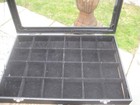Black Wooden Jewelry Display Case With Glass Top 9 1 2  W X 13 3 4  L X 1  D