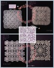 Japanese Craft Pattern Book Crochet Lace Square Motif And Doily
