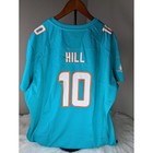 Nike Tyreek Hill Miami Dolphins Jersey Womens Xxl Aqua Teal Nfl No  10 New