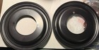 2 Ceiling Medallions  9 75 Od X 3 75  Id For Set Black Paintable