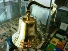 5  Vintage Nautical Brass Captain Ship Bell W wall Mount Bracket Maritime Gift