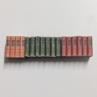 17pc Vintage Style Miniature Dollhouse Books 1 12 Scale Library Study Decor Set