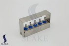 5 Pcs Dental Tissue Punch Kit  Set Surgical Surgery With Bur Holder Dental