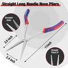 Workpro 3-pieces Long Reach Pliers Set 11 Inch Extra Long Needle Nose Pliers Set