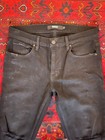 Hudson Zack Skinny Jeans Mens 29x32 Black Keep Wash Nwt Designer Saks  225