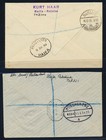 Palestine Israel 1930 34 British Mandate Pictorials On Reg Cover Haifa German