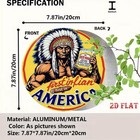 Retro Tin Sign Red Man Chewing Tobacco Man Cave Office Den Wall Advertising