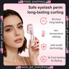 Heated Eyelash Curler With Dual Temperature Control For Natural Curls
