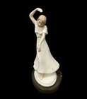 Vintage Art Deco Porcelain Lady Figurine